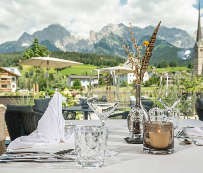 A rendezvous with pleasure: Our gourmet board - die HOCHKÖNIGIN - Mountain Resort
